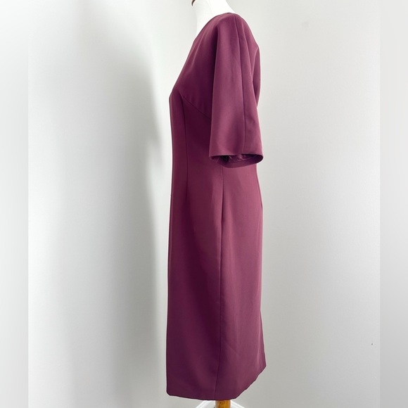 Ted Baker Dolman Midi Dress Size 4 Sheath Short Sleeve - Picture 2 of 10